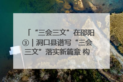 “三会三文”在邵阳③｜洞口县谱写“三会三文”落实新篇章 构建协同联动大格局
