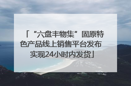 “六盘丰物集”固原特色产品线上销售平台发布 实现24小时内发货
