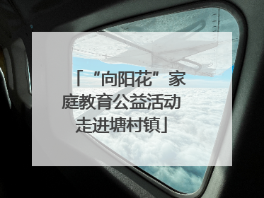 “向阳花”家庭教育公益活动走进塘村镇