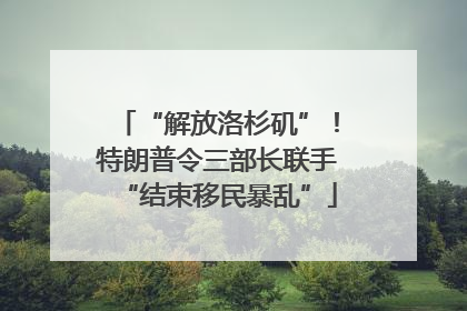 “解放洛杉矶”！特朗普令三部长联手“结束移民暴乱”