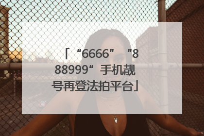 “6666”“888999”手机靓号再登法拍平台