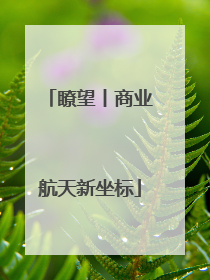瞭望丨商业航天新坐标