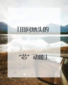 田间地头的“芯”动能
