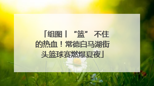 组图丨“篮” 不住的热血！常德白马湖街头篮球赛燃爆夏夜