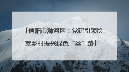 信阳市浉河区：党建引领绘就乡村振兴绿色“丝”路