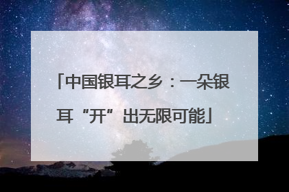 中国银耳之乡：一朵银耳“开”出无限可能