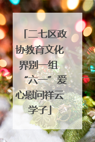 二七区政协教育文化界别一组 “六一”爱心慰问祥云学子