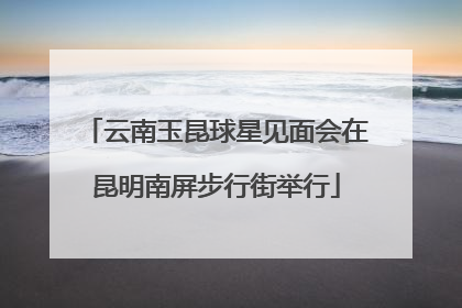 云南玉昆球星见面会在昆明南屏步行街举行