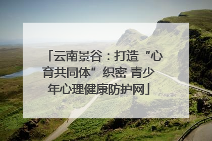 云南景谷：打造“心育共同体”织密 青少年心理健康防护网