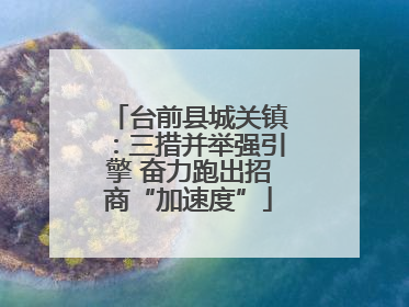 台前县城关镇：三措并举强引擎 奋力跑出招商“加速度”
