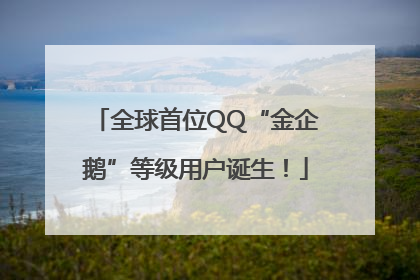 全球首位QQ“金企鹅”等级用户诞生！