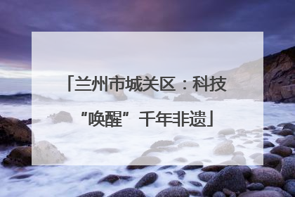 兰州市城关区：科技“唤醒”千年非遗