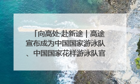 向高处·赴新途｜高途宣布成为中国国家游泳队、中国国家花样游泳队官方学习合作伙伴