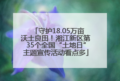 守护18.05万亩沃土良田！湘江新区第35个全国“土地日”主题宣传活动看点多