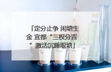 定分止争 闲塘生金 宜都“三权分置”激活沉睡堰塘