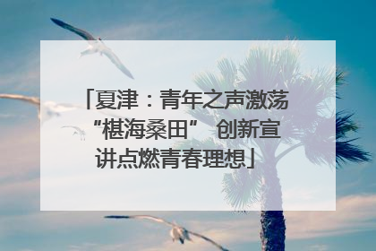 夏津：青年之声激荡“椹海桑田” 创新宣讲点燃青春理想