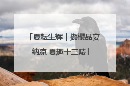 夏耘生辉｜撷樱品宴纳凉 夏趣十三陵