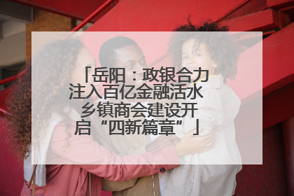 岳阳：政银合力注入百亿金融活水 乡镇商会建设开启“四新篇章”