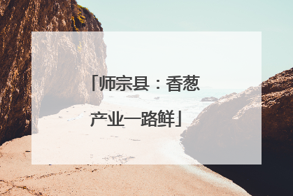 师宗县：香葱产业一路鲜