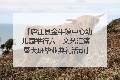 庐江县金牛镇中心幼儿园举行六一文艺汇演暨大班毕业典礼活动