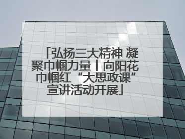 弘扬三大精神 凝聚巾帼力量丨向阳花巾帼红“大思政课”宣讲活动开展