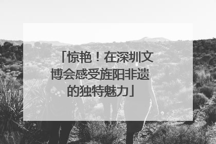 惊艳！在深圳文博会感受旌阳非遗的独特魅力