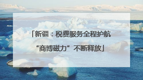 新疆：税费服务全程护航 “商博磁力”不断释放