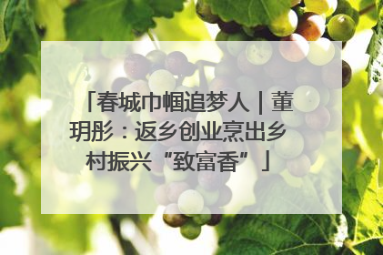 春城巾帼追梦人｜董玥彤：返乡创业烹出乡村振兴“致富香”