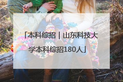 本科综招｜山东科技大学本科综招180人