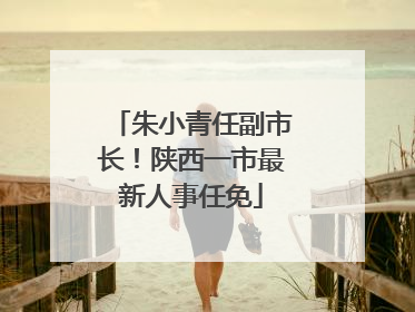 朱小青任副市长！陕西一市最新人事任免