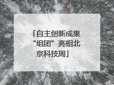 自主创新成果“组团”亮相北京科技周