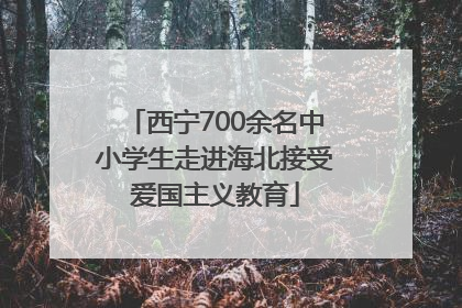 西宁700余名中小学生走进海北接受爱国主义教育