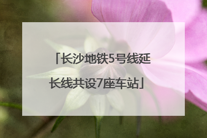 长沙地铁5号线延长线共设7座车站