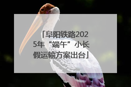 阜阳铁路2025年“端午”小长假运输方案出台