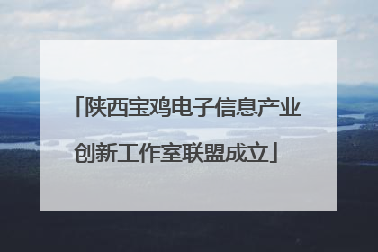 陕西宝鸡电子信息产业创新工作室联盟成立