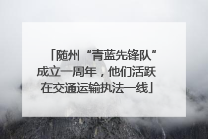 随州“青蓝先锋队”成立一周年，他们活跃在交通运输执法一线