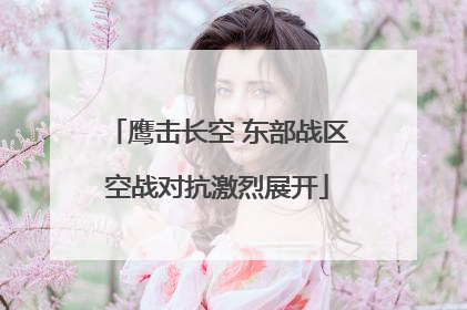 鹰击长空 东部战区空战对抗激烈展开