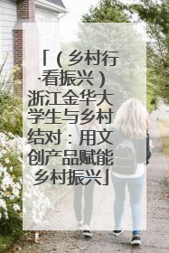 （乡村行·看振兴）浙江金华大学生与乡村结对：用文创产品赋能乡村振兴