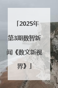 2025年第3期数智新闻《数文新视界》