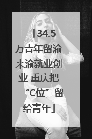 34.5万青年留渝来渝就业创业 重庆把“C位”留给青年