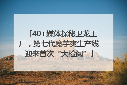 40+媒体探秘卫龙工厂，第七代魔芋爽生产线迎来首次“大检阅”