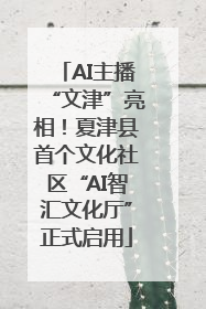AI主播“文津”亮相！夏津县首个文化社区“AI智汇文化厅”正式启用