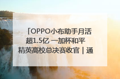 OPPO小布助手月活超1.5亿 一加杯和平精英高校总决赛收官｜通讯Plus·早报